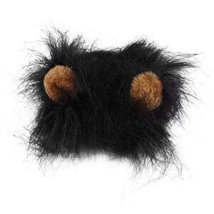 Lion Head Mane Wig Hair Fur Headgear Small Cat Dog Puppy Pet Costume Cosplay